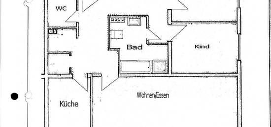 3-Zimmer-Wohnung mit Balkon, TG und Einbauküche in Sieglar