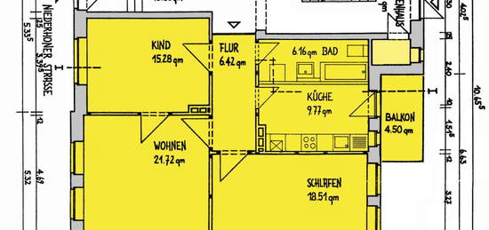 3-Zimmer-Wohnung mit Balkon in Eschwege