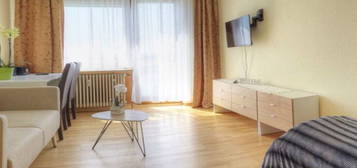 1-Zimmer Business Apartment mit Internet, TV, Balkon und Fernsicht, Waschmaschine, Dusche/WC, Parkplatz