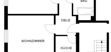 2-Zimmer-Wohnung im DG in Frechen-Habbelrath mit WBS