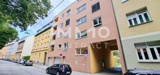 Zentrale SINGLE-WOHNUNG mit Terrasse in Innenhoflage - nahe Stadthalle - Obere Bahnstraße 53 - Top 01