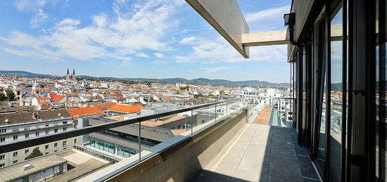 Neubauprojekt JOSEPH/Turm: Hochwertige 3-Zimmer-Wohnung mit Außenfläche - in 1090 Wien zu mieten