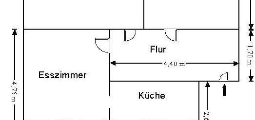 3 Zimmerwohnung in Mittweida möbliert