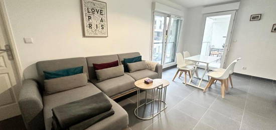 Appartement meublé  à louer, 3 pièces, 2 chambres, 50 m²