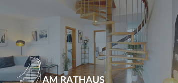 AM RATHAUS - 3-Zimmer-Maisonette-Wohnung mit einem Keller und zwei Tiefgaragenstellplätze in Urbach
