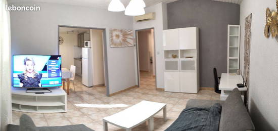 Manosque, Location appartement T3 59m2, meublé, climatisé, spacieux, lumineux