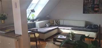 Ruhige 3-Raum-Dachgeschosswohnung mit Terrasse in Mannheim City Nähe Schloss
