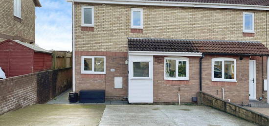 End terrace house for sale in Robins Hill, Brackla, Bridgend County. CF31