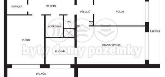 Byt 3+1, 67 m², Štětí, 411 08