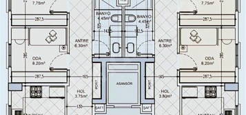 GÖZTEPE PROJEDEN 3+1 NET 90 M2 BALKONLU SATILIK SIFIR DAİRE