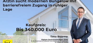 Modernen Bungalow mit barrierefreiem Zugang für Ärztin