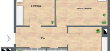 Perfekt für eine WG: günstige 3-Zi.-Whg. in verkehrsgünstiger Lage