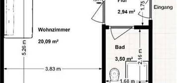 Stilvolle 2-Zimmer-Wohnung mit EBK in Oberursel