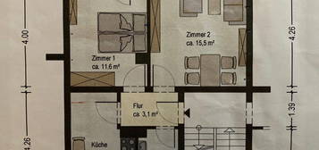 2-Zi Whg in Pinneberg - Untermiete