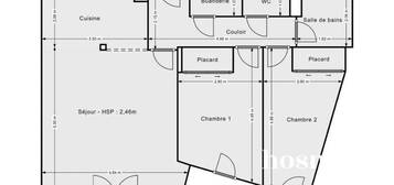 T3 lumineux entièrement refait à neuf - Parking et Piscine - Bordeaux Chartrons