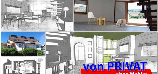 ⭕ 3 Zimmer Galeriewohnung 76/83 m² Inkl. Garage u. Stellplatz ✔️