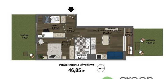 Mieszkanie na sprzedaż, 47 m² Płaszów, Lasówka