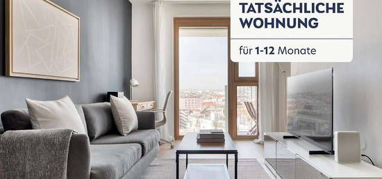 Neubau 2Zi Wohnung mit Freifläche, Rooftop, Fitnessraum, Lounge, unmittelbare Nähe zum Hauptbahhof