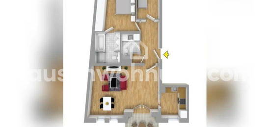 [TAUSCHWOHNUNG] Ruhige zentrale 2,5-Zimmer-Wohnung im 1 Stock mit Kellerraum