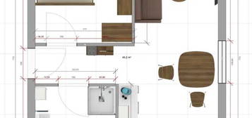 2-Zimmer-Dachgeschosswohnung in Goldscheuer: Erstbezug