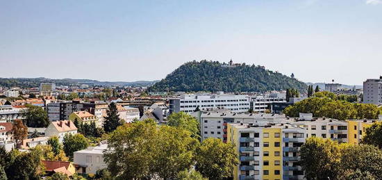 Trendviertel Lend 8020 Graz Großzügig aufgeteilte, TOP ausgestattete Wohnung, ca.90m2, mit Süd Balkon und Südwest Balkon