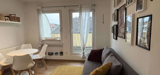 Stilvolle 2-Zimmer-Wohnung mit 2 Balkone in Düsseldorf