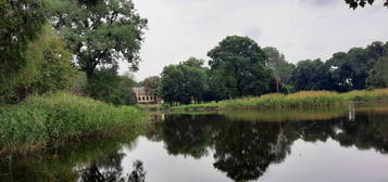 Popowo Kościelne dwór dworek pałac park jeziorko