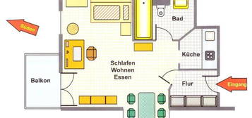 Zentral gelegenes, helles Apartment im Herzen von Ebersberg ab 01.12.2024 zu Vermieten