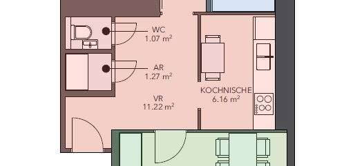 Sanierte Wohnung für MedizinstudentInnen in perfekter Lage (Erstbezug)