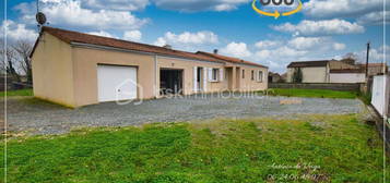 Maison de village de plain-pied  à vendre, 4 pièces, 3 chambres, 107 m²