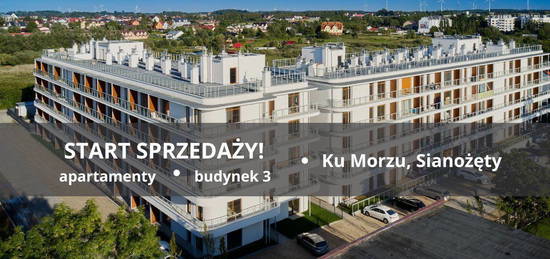 APARTAMENT na 4 piętrze nad morzem | 44,59 m2