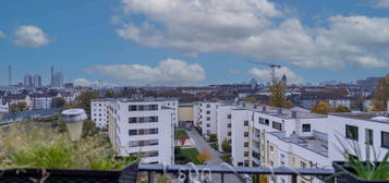 ***Penthouse u. Maisonette an der Europa Allee*** 2 Zi. Whg mit EBK und Balkon