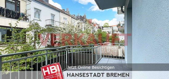 Flüsseviertel / Exklusive 3-Zimmer-Erdgeschosswohnung mit Balkon in Bestlage