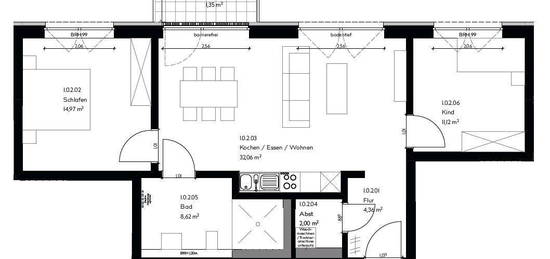 Nachmieter für 3 Zi (WBS) Neubau Wohnung Erstbezug