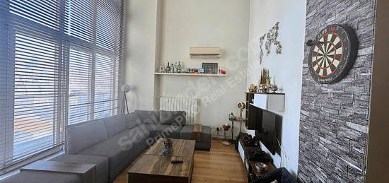 Nef 11Kağıthane'de Eşyalı Satılık Büyük Tip BOŞ Loft 1+1 Daire