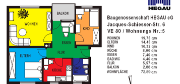 3 Zimmerwohnung in Stockach