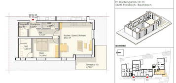 PROVISIONSFREI für Käufer! Mit Terrasse, Garten, Kellerraum u. 2 Tiefgaragen-Stellplätzen