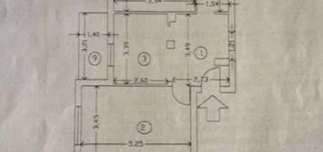 Apartament 3 camere decomandat, 2/4, anvelopat, Baneasa.