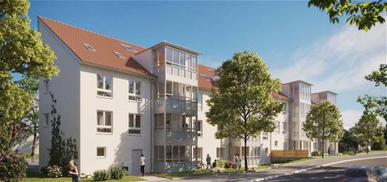 Singles oder Paare aufgepasst - 2-Zimmer-Wohnung Neubau Bibert living in Oberasbach