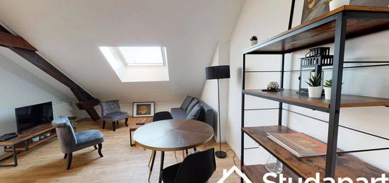 Appartement meublé  à louer, 3 pièces, 2 chambres, 65 m²