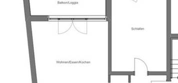 2-Zimmer-Wohnung mit großem Balkon Neubau in Laatzen