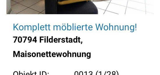 Möblierte Wohnung für 1-2 Personen!