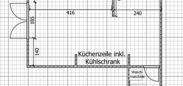 Suche Nachmieter für kl.Wohnung Stadtmitte in Eberswalde