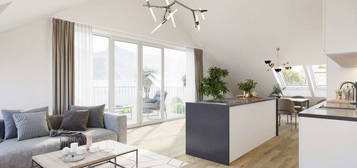 Belagsfertiges 3-Zimmer-Penthouse mit Seeblick