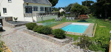 Maison néo Bretonne Piscine Privé 200 M plages