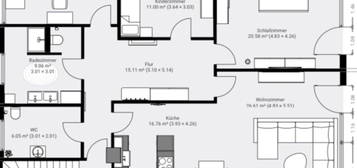 Wohnung in 52399 Merzenich, EG, 4 Zimmer, Erstbezug n. Sanierung