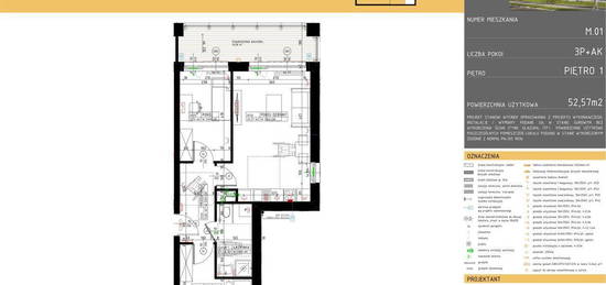 3pokoje z balkonem- odbiór lipiec 2025,ul.Koralowa