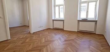 KEILGASSE, sonnige 96 m2 Altbau mit Loggia, 4 Zimmer, Extraküche, Duschbad, Parketten, 3. Liftstock, Belvedere-Nähe!