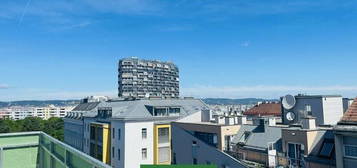 SMART CITY LIVING – Blick über Wien, 4 Terrassen, Top S Bahn und U Bahn Anbindu…