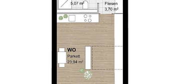 Geförderte Neubauwohnung mit Balkon im 3. Stock